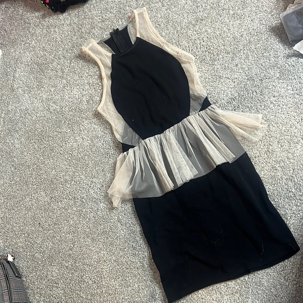 LBD with nice panels, peplum style